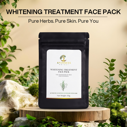AYURNESS HERBAL WHITENING TREATMENT FACEPACK- 50 GM