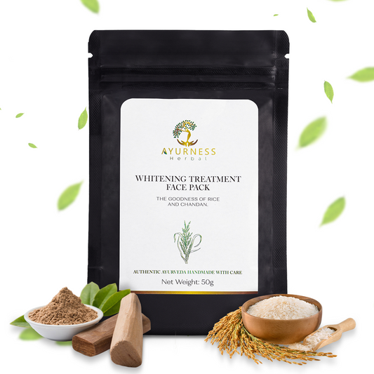 AYURNESS HERBAL WHITENING TREATMENT FACEPACK- 50 GM