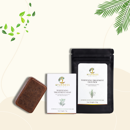 AYURNESS HERBAL’S GLOW DUO (THREE SOAP AND TWO FACE PACK)